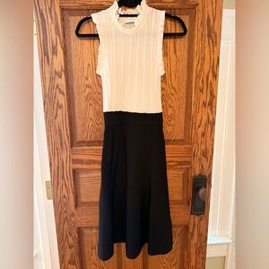 Sandro color block knit dress, like new